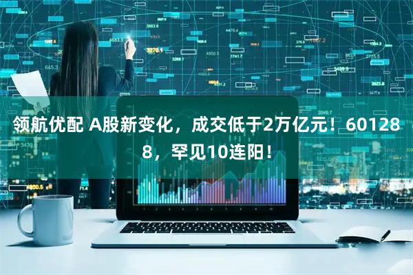 领航优配 A股新变化，成交低于2万亿元！601288，罕见10连阳！
